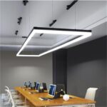 D0077 Office chandelier led strip light Simple modern creative modeling light super bright bar lighting