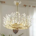 D0105 Dutti LED Glass icicle Modern Chandelier for Dining Room, Restaurant, Showroom